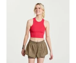 Saucony Women's Elevate Crop Top -Saucony Sales SAW800425 RO 1