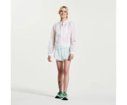 Saucony Women's Elevate Packaway Jacket -Saucony Sales SAW800429 WH 3