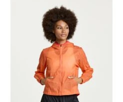 Saucony Women's Elevate Packaway Jacket -Saucony Sales SAW800429 ZE 1