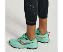 Saucony Women's Explorer Utility Crop Tight -Saucony Sales SAW800431 BK 11