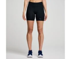 Saucony Women's Fortify 6" Short -Saucony Sales SAW800451 BK 1