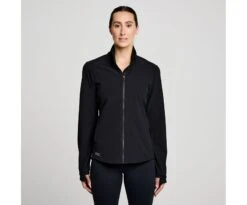 Saucony Women's Triumph Jacket -Saucony Sales SAW800457 BK 1
