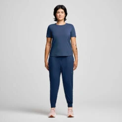 Saucony Women's Triumph Short Sleeve 12 Saucony Women's Triumph Short Sleeve -Saucony Sales SAW800475 NV 3