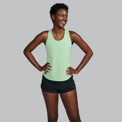 Saucony Women's Stopwatch Singlet -Saucony Sales SAW800482 LTH 0019