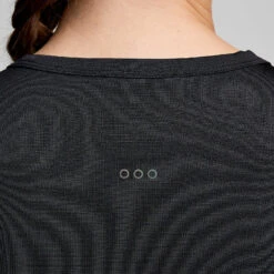 Saucony Women's Stopwatch Short Sleeve -Saucony Sales SAW800484 BK 4