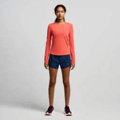 Saucony Women's Stopwatch Long Sleeve -Saucony Sales SAW800486 CEH 3