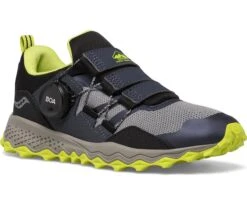 Saucony Big Kid's Peregrine Shield BOA Sneaker -Saucony Sales SK266095 1