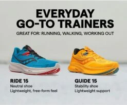 Saucony Men's Ride 15 TR -Saucony Sales alt image compareRIDEGUIDE MENS